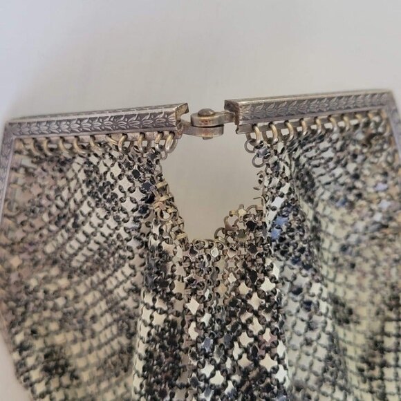 Vintage Mandalian Mfg. Co. Mesh Purse-Black/Sea Green - Picture 10 of 12